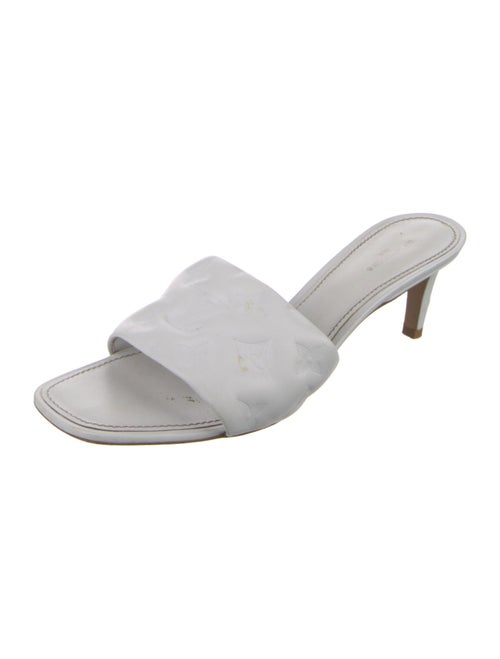 Louis Vuitton LV Monogram Leather Slides