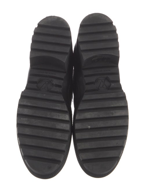 Louis Vuitton LV Monogram Suede Combat Boots