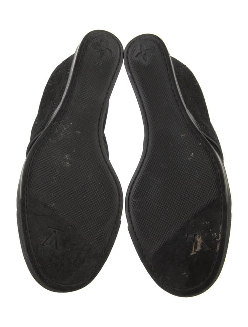 Louis Vuitton LV Monogram Suede Lace-Up Boots