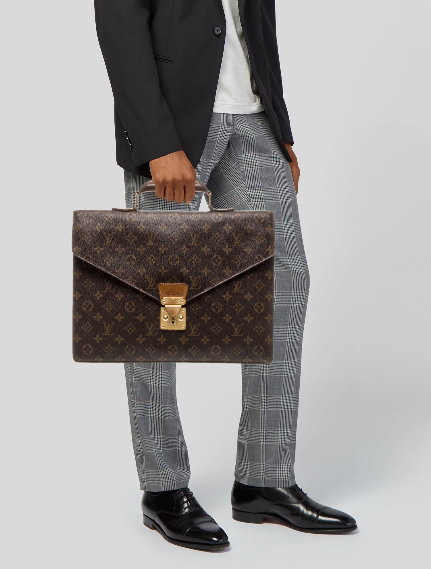Louis Vuitton LV Monogram Briefcase Vintage