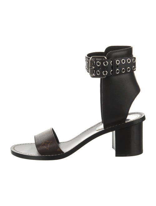 Louis Vuitton LV Monogram Leather Gladiator Sandals