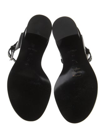 Louis Vuitton LV Monogram Leather Gladiator Sandals