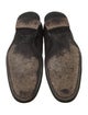 Louis Vuitton Suede Embroidered Accent Loafers
