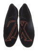 Louis Vuitton Velvet Embroidered Accent Loafers