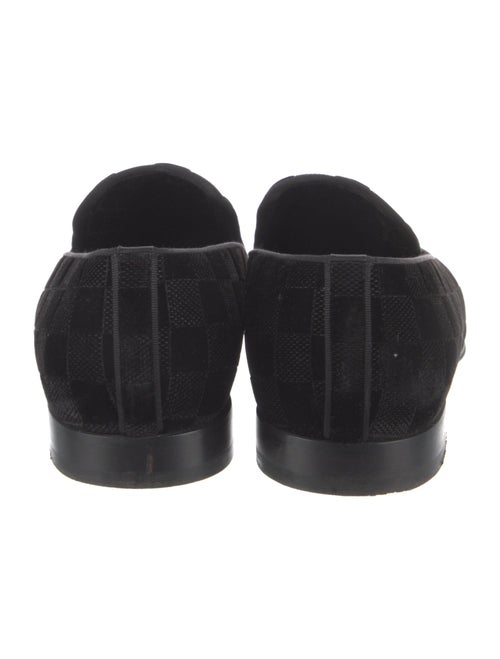 Louis Vuitton Damier Infini Velvet Loafers