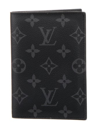 Louis Vuitton Monogram Eclipse Coated Canvas Bifold Wallet