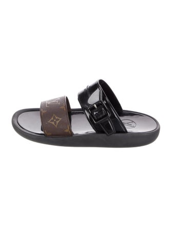 Louis Vuitton LV Monogram Rubber Slides