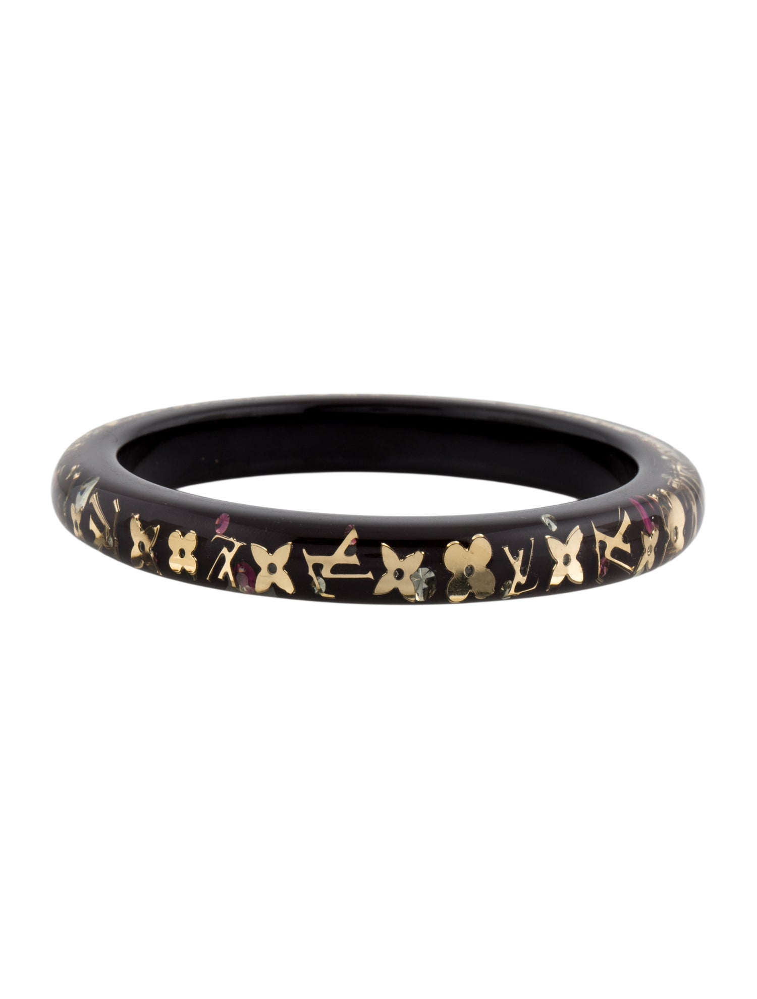 Louis Vuitton Resin & Crystal Inclusion Bangle