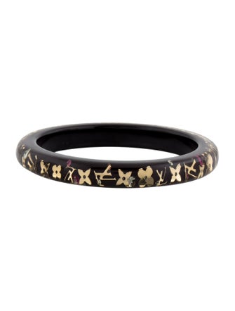 Louis Vuitton Resin & Crystal Inclusion Bangle