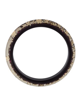 Louis Vuitton Resin & Crystal Inclusion Bangle