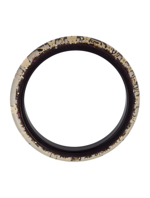 Louis Vuitton Resin & Crystal Inclusion Bangle
