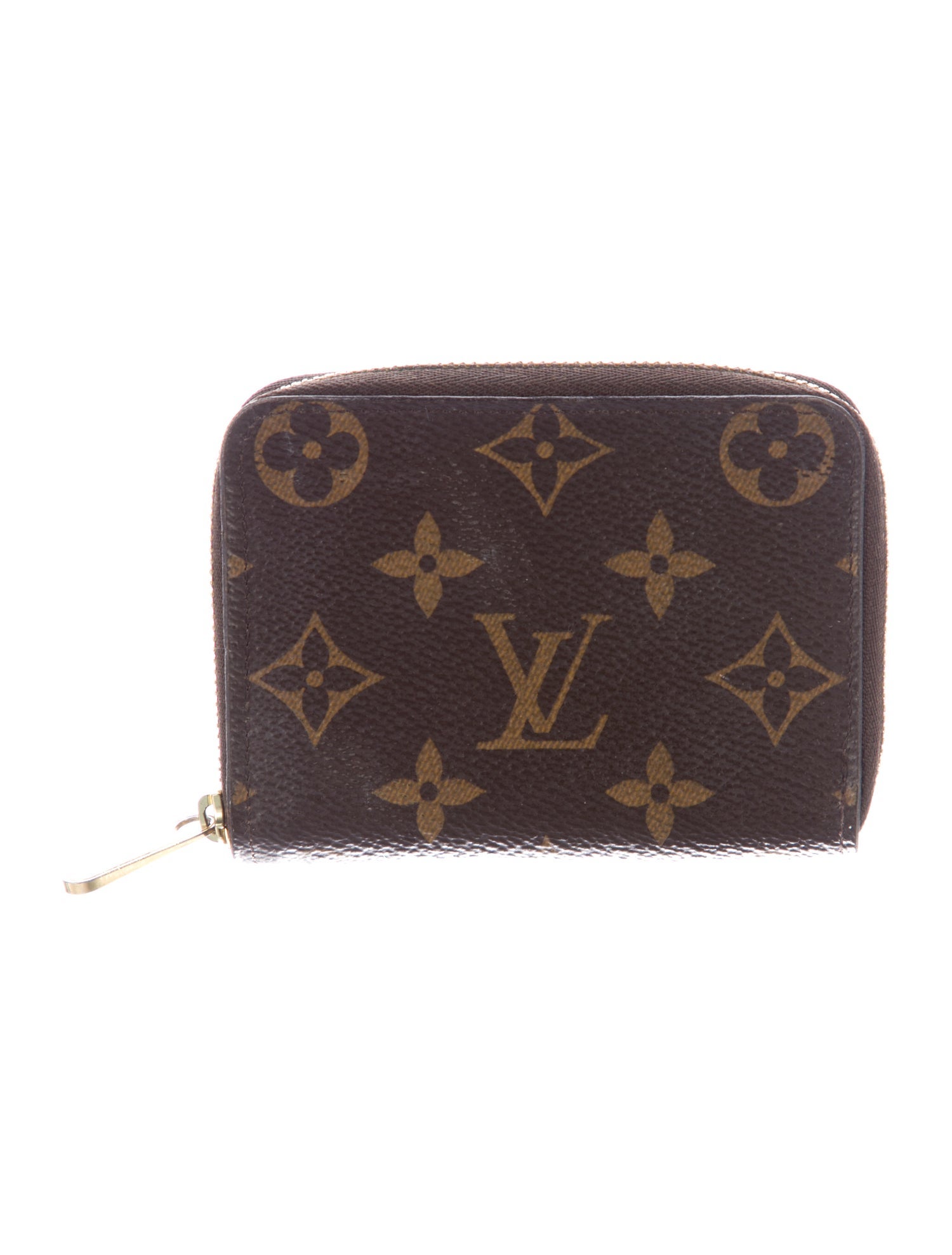 Louis Vuitton LV Monogram Coated Canvas Zippy Coin Purse