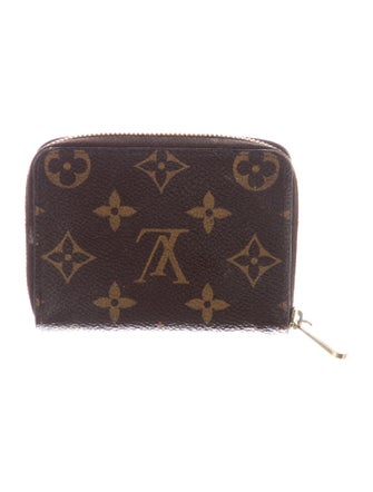 Louis Vuitton LV Monogram Coated Canvas Zippy Coin Purse