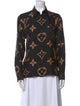 Louis Vuitton 2023 Silk Button-Up Top