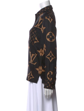 Louis Vuitton 2023 Silk Button-Up Top