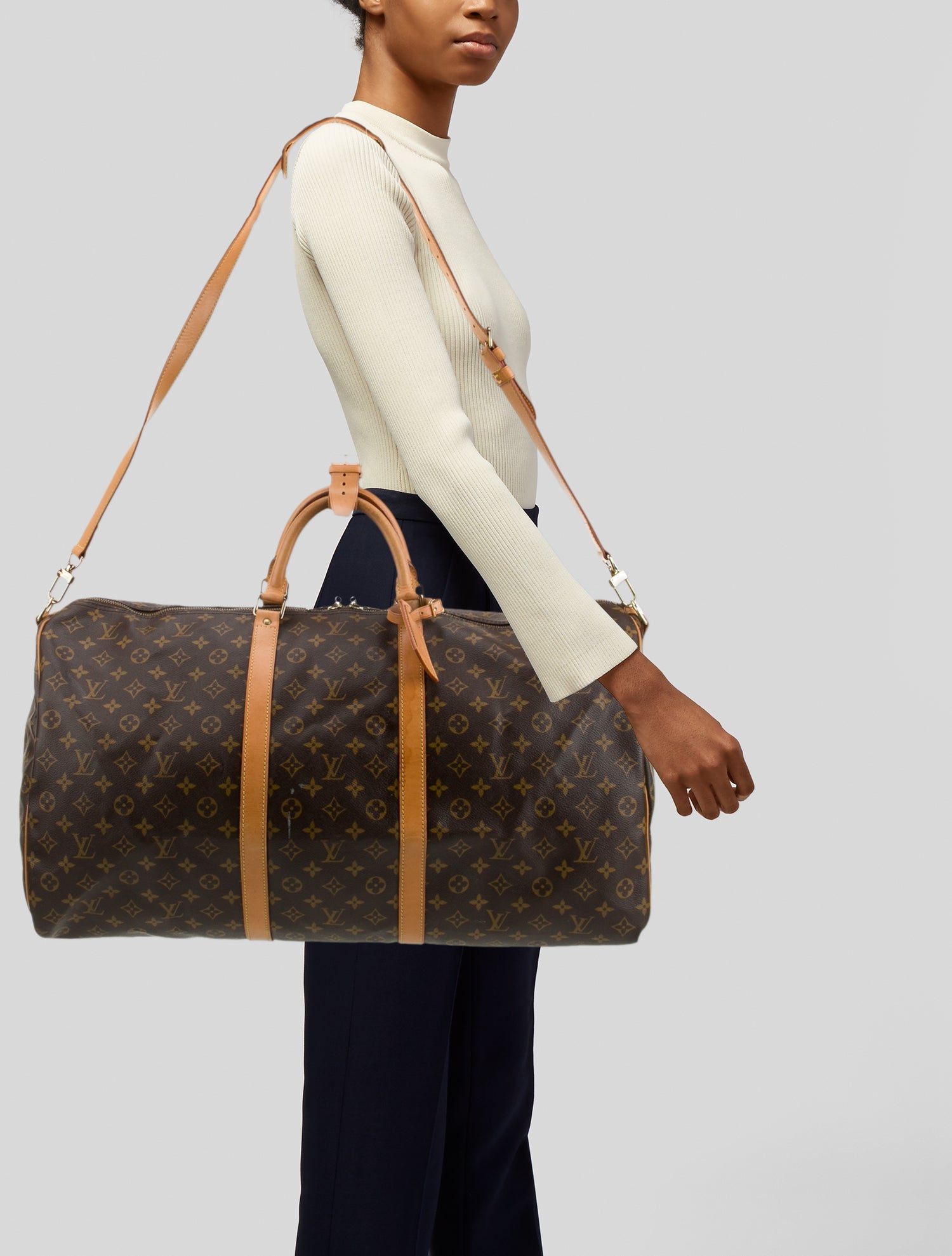 Louis Vuitton LV Monogram Keepall Bandouliere 60