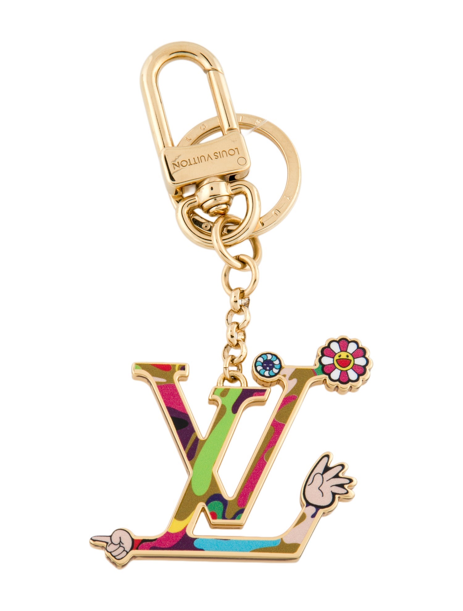 Louis Vuitton x Takashi Murakami Iconic Superflat Key Holder