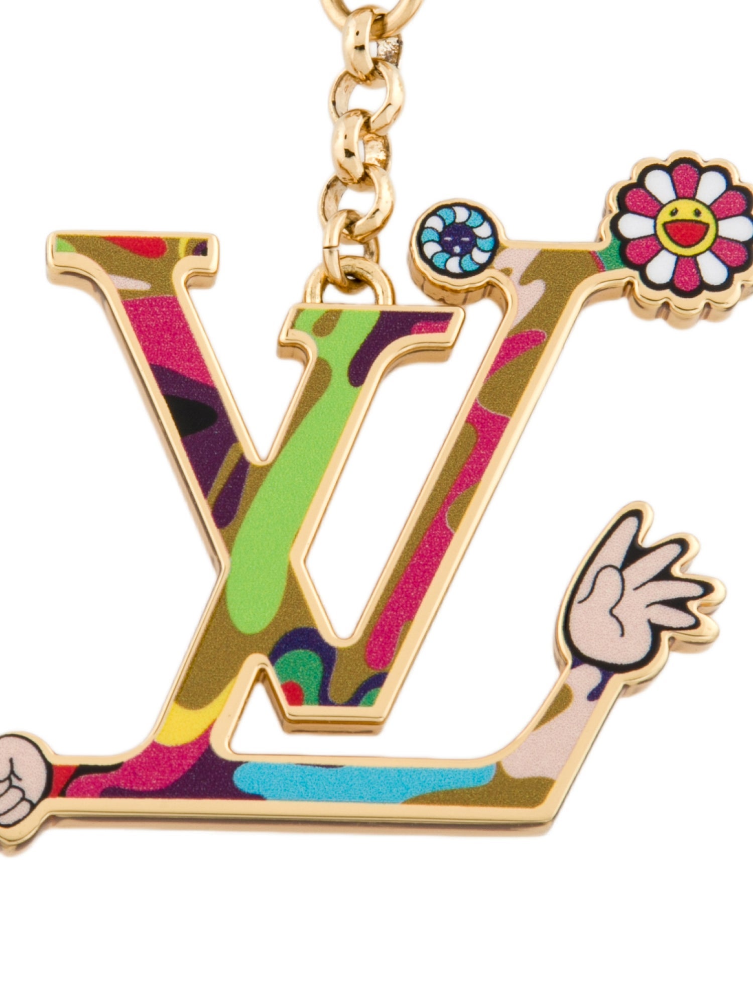Louis Vuitton x Takashi Murakami Iconic Superflat Key Holder