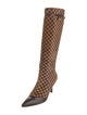 Louis Vuitton Ponyhair Printed Boots