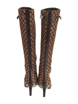 Louis Vuitton Ponyhair Printed Boots