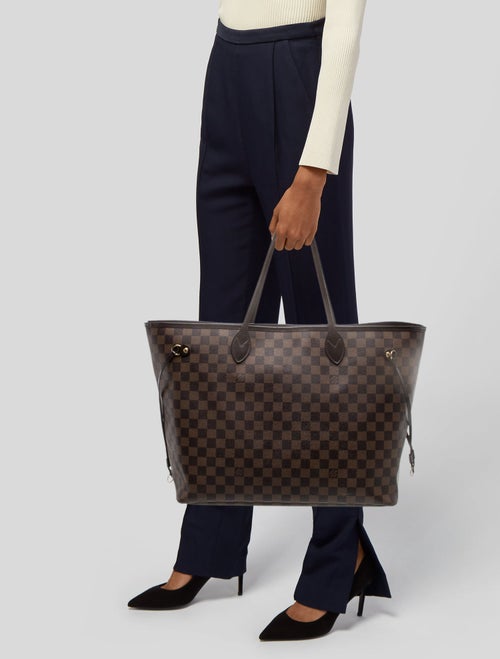 Louis Vuitton Damier Ebene Neverfull w/Pouch GM