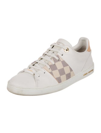 Louis Vuitton Damier Azur Pattern Leather Sneakers