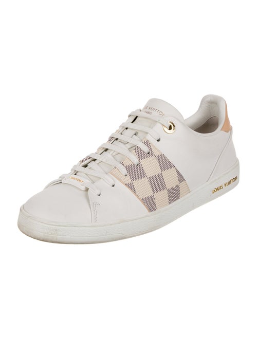 Louis Vuitton Damier Azur Pattern Leather Sneakers