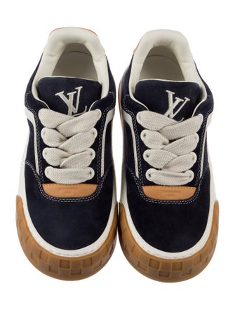 Louis Vuitton LV Monogram Suede Sneakers