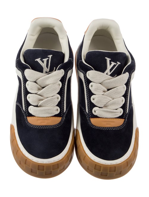 Louis Vuitton LV Monogram Suede Sneakers