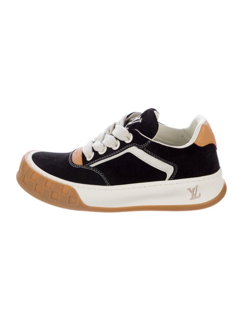 Louis Vuitton LV Monogram Suede Sneakers