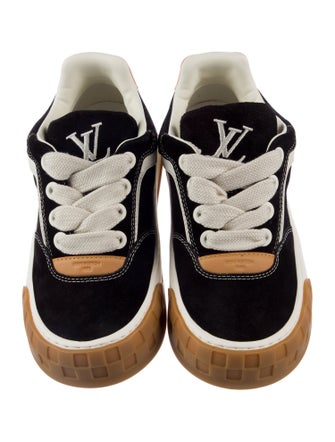 Louis Vuitton LV Monogram Suede Sneakers