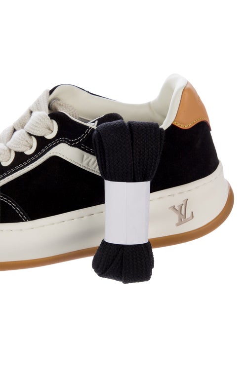 Louis Vuitton LV Monogram Suede Sneakers
