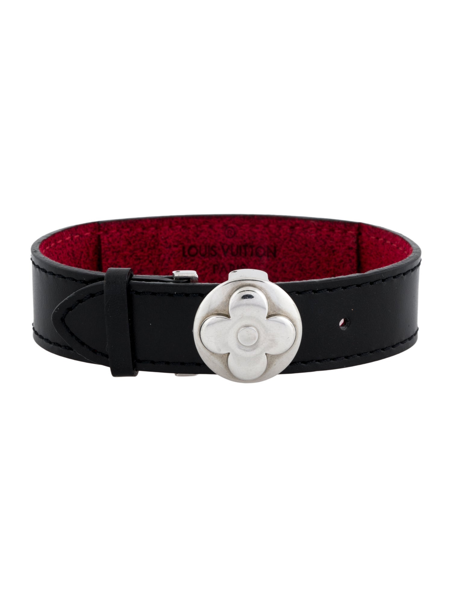 Louis Vuitton Leather Wish Monogram Bracelet