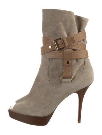 Louis Vuitton LV Monogram Suede Boots