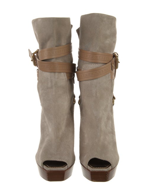 Louis Vuitton LV Monogram Suede Boots