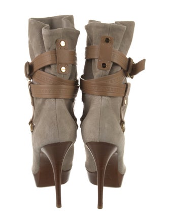 Louis Vuitton LV Monogram Suede Boots