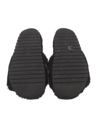 Louis Vuitton Shearling Printed Slides