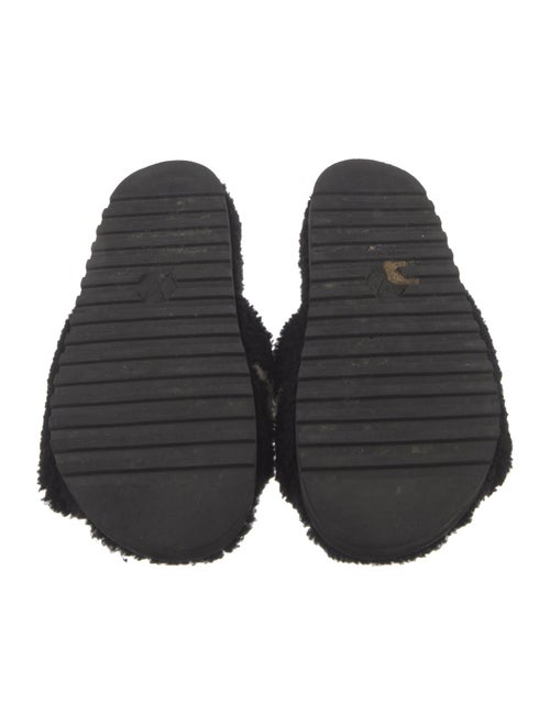 Louis Vuitton Shearling Printed Slides