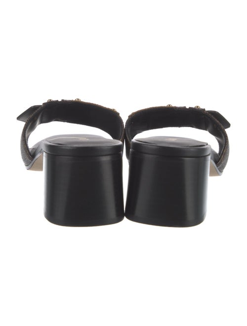 Louis Vuitton LV Monogram Studded Accents Slides