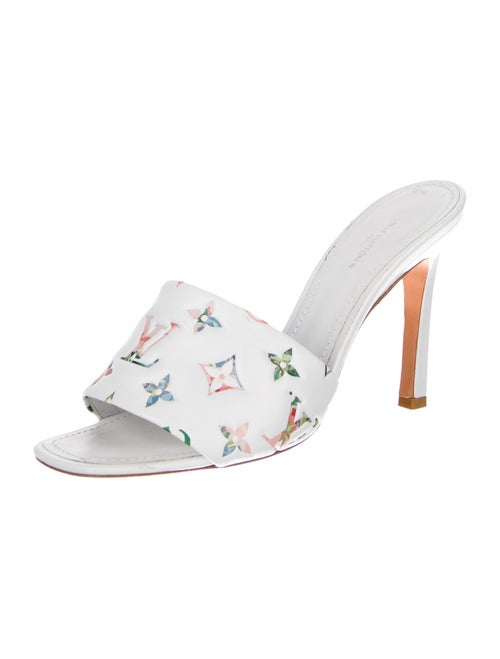 Louis Vuitton LV Monogram Leather Slides
