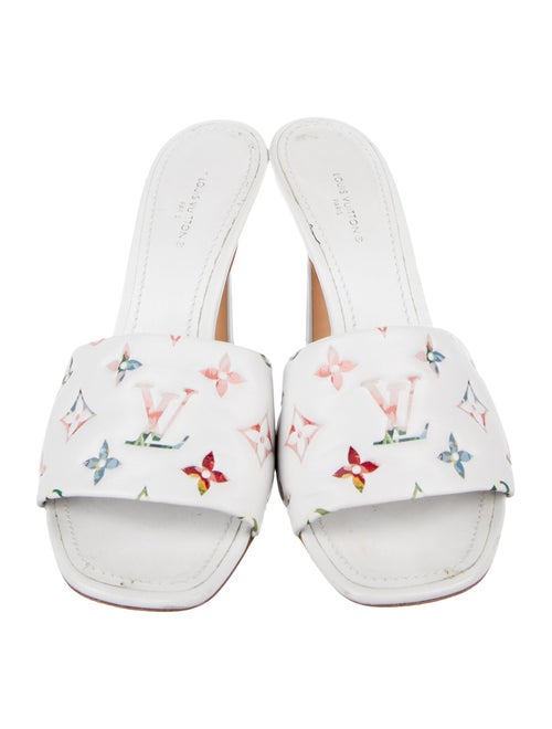 Louis Vuitton LV Monogram Leather Slides