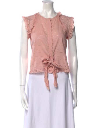 Louis Vuitton 2000's Crew Neck Crop Top