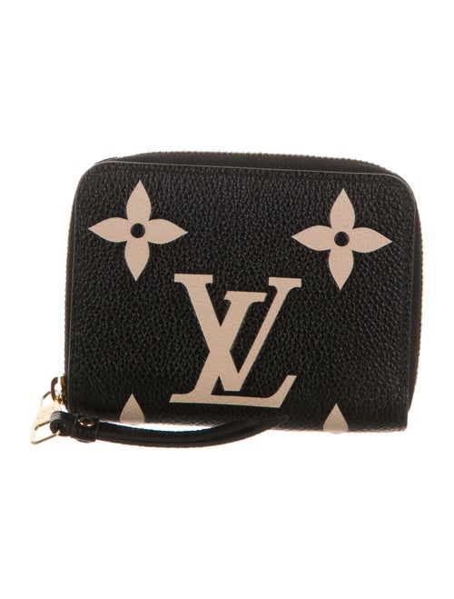 Louis Vuitton LV Monogram Empreinte Leather Zippy Coin Purse