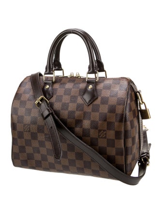 Louis Vuitton Damier Ebene Speedy Bandouliere 25