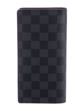 Louis Vuitton Damier Graphite Pattern Coated Canvas Brazza Wallet