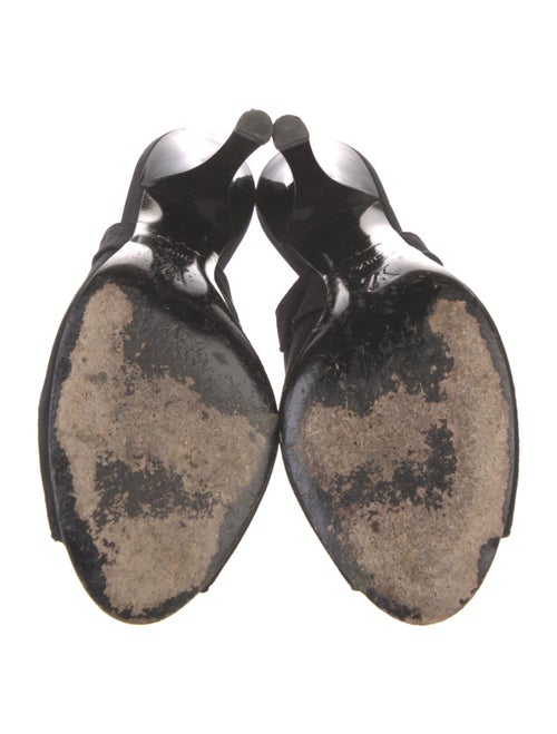 Louis Vuitton LV Monogram Suede Slingback Pumps