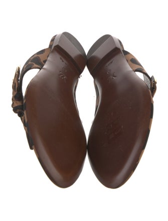 Louis Vuitton Animal Print Bow Accents Slides