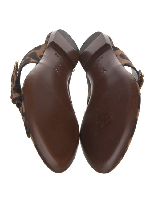 Louis Vuitton Animal Print Bow Accents Slides