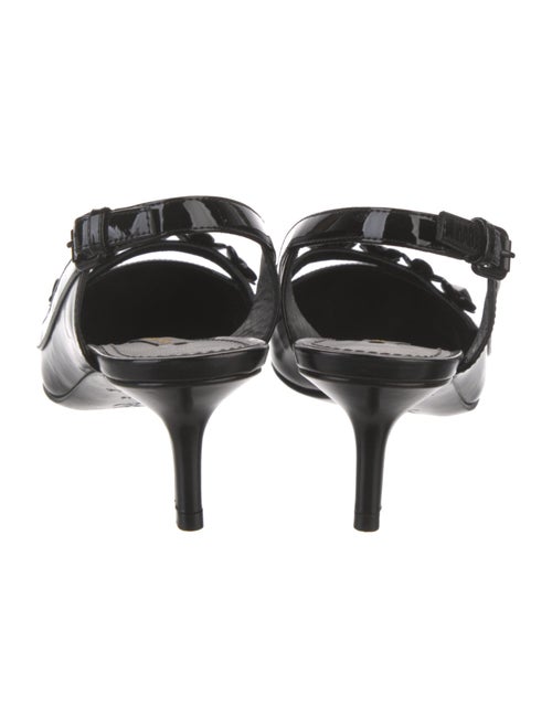 Louis Vuitton Patent Leather Slingback Pumps