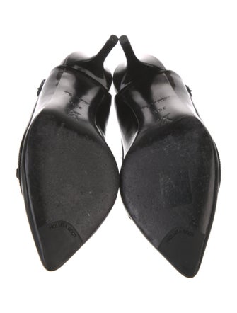 Louis Vuitton Patent Leather Slingback Pumps